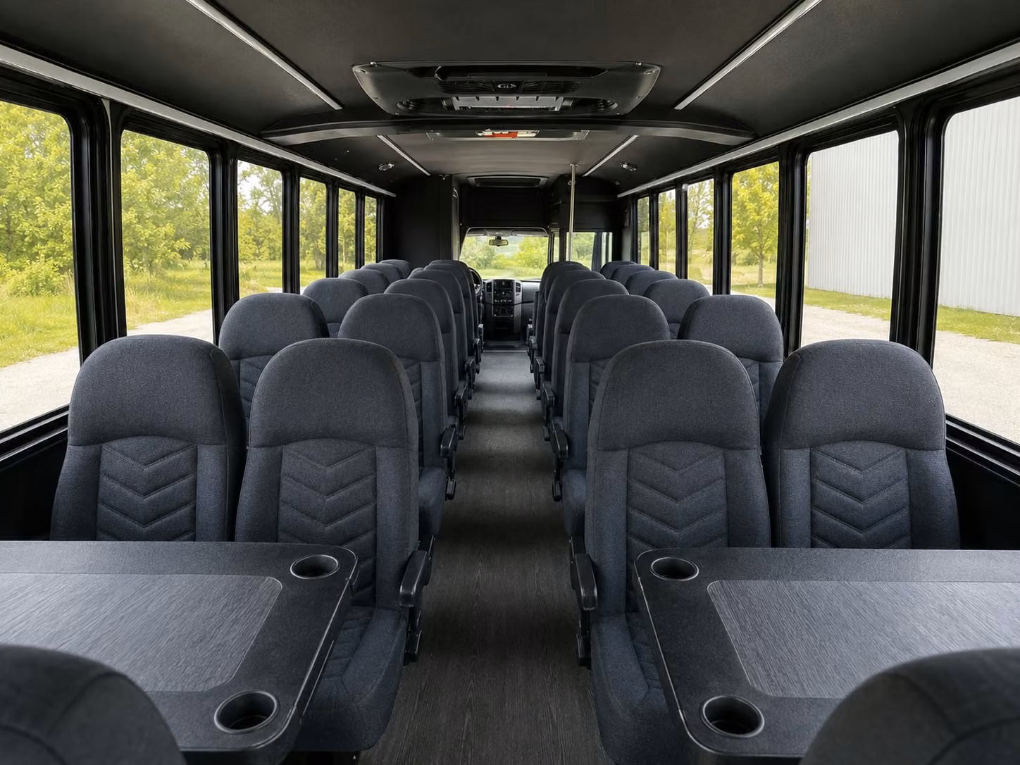 20 passenger minibus interior