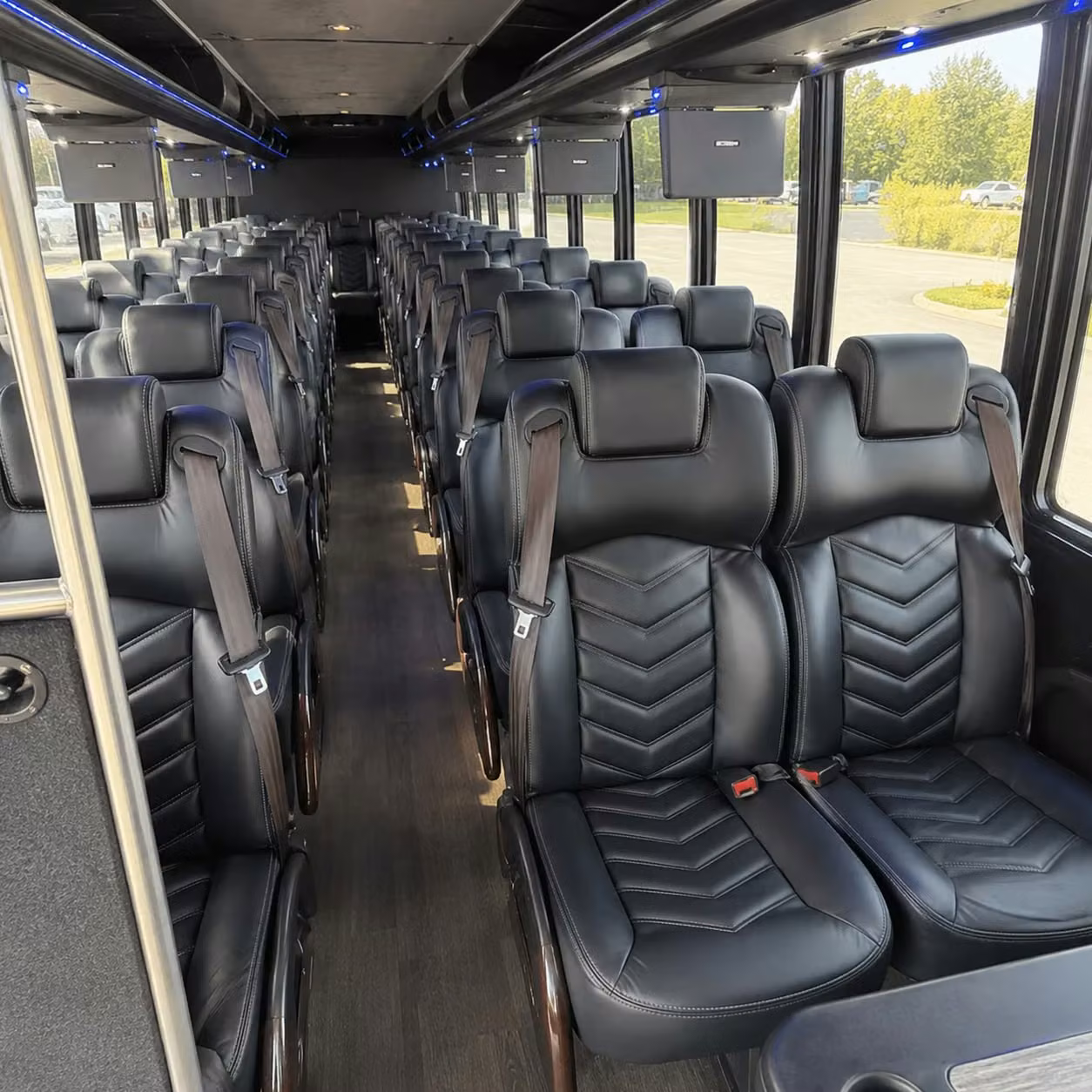 25 passenger minibus inside