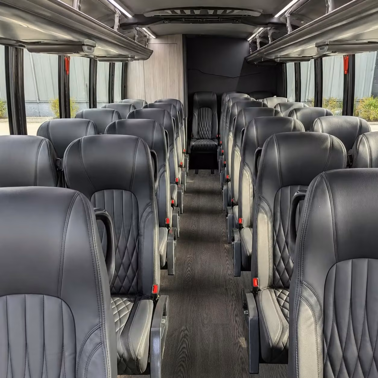 25 passenger minibus interior