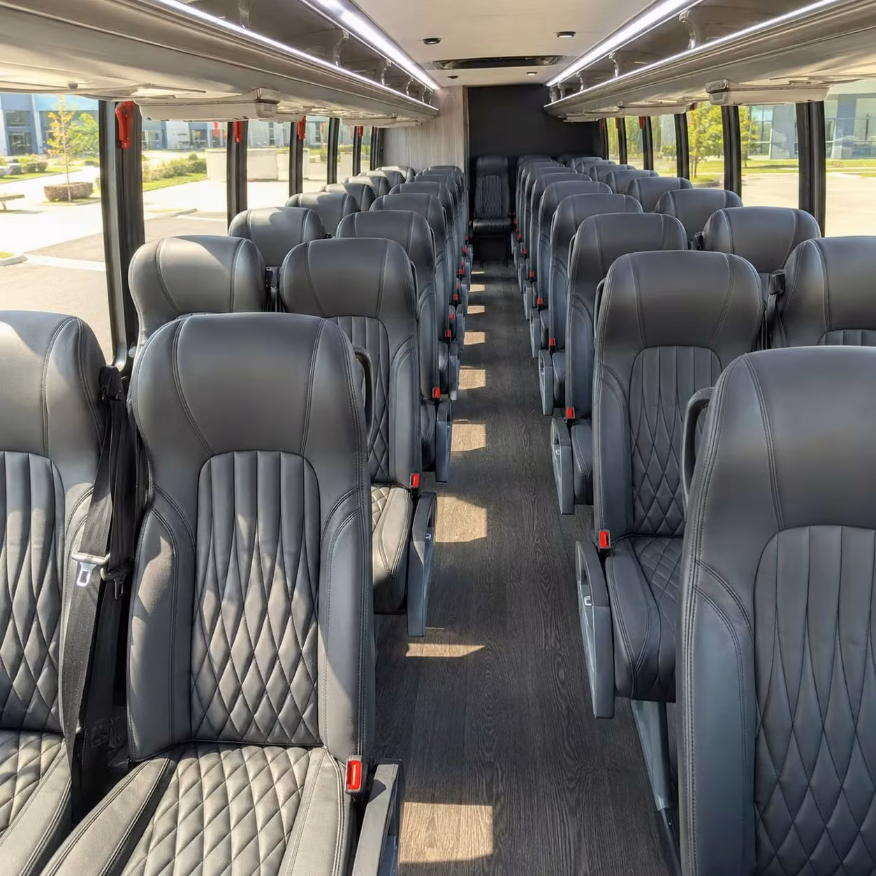 28 passenger minibus interior
