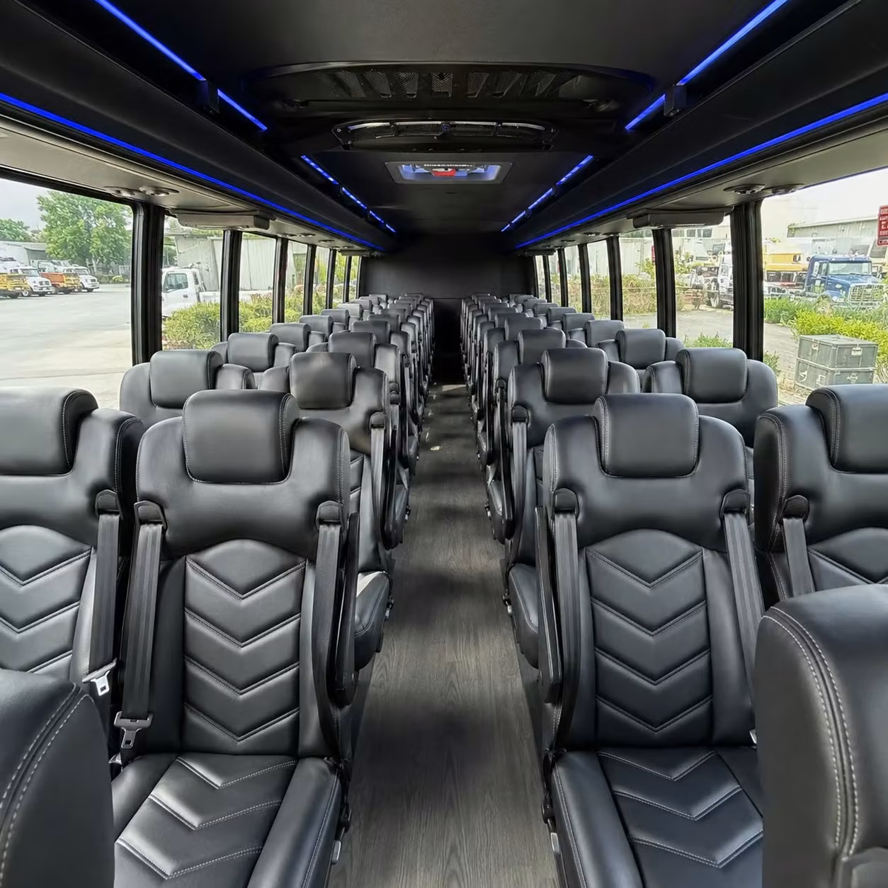 30 passenger minibus interior