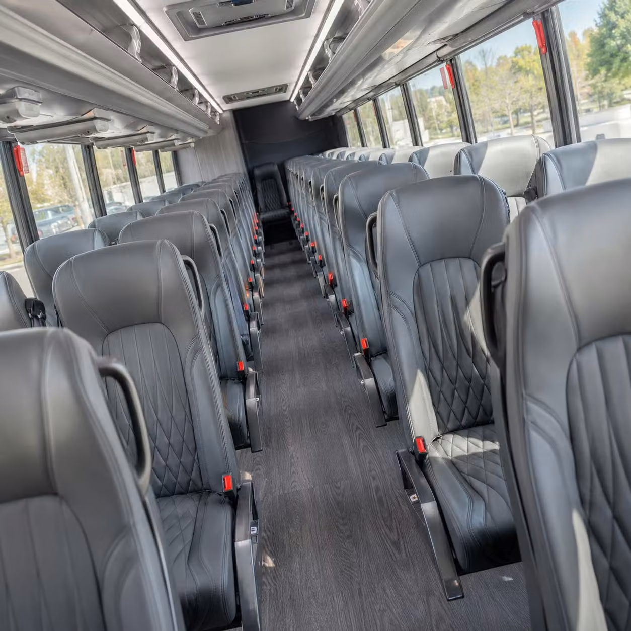 35 passenger minibus inside