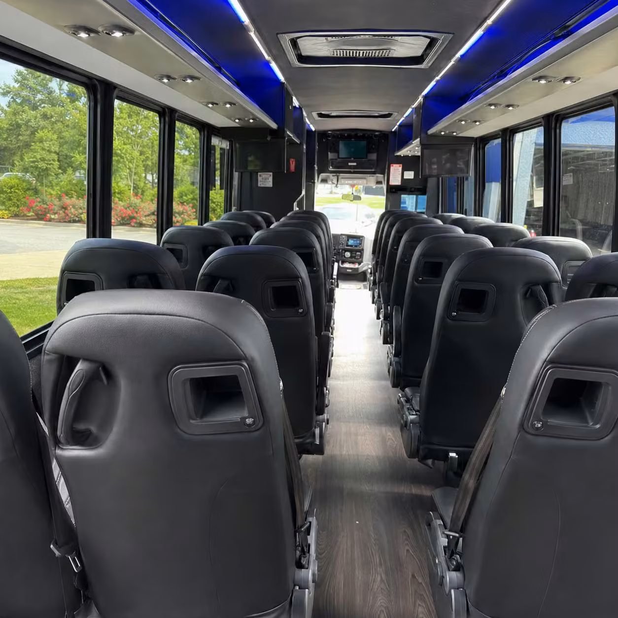 35 passenger minibus interior