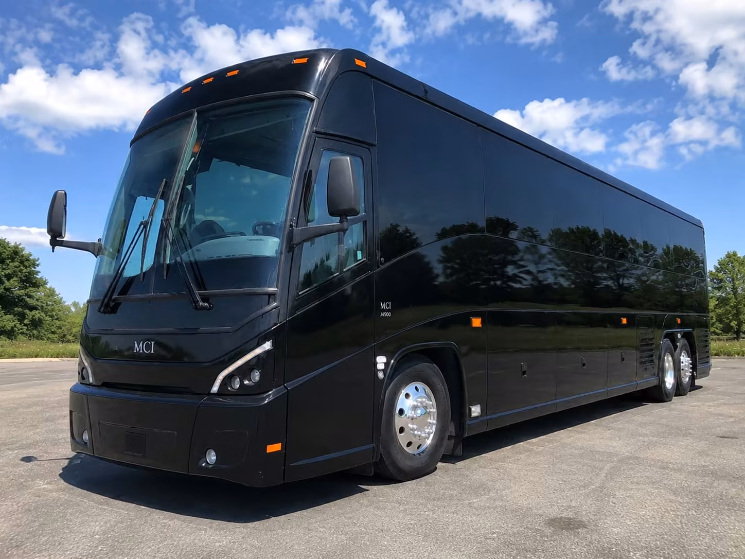 56 passenger charter bus