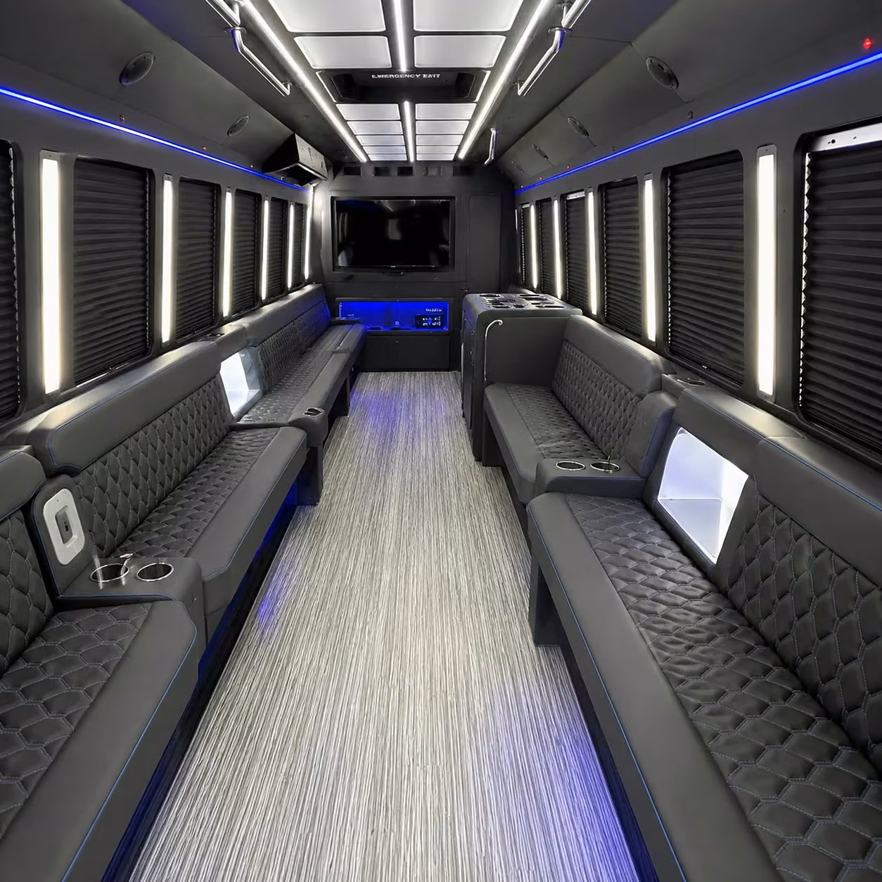 party bus interior